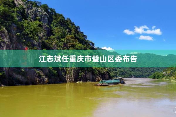 江志斌任重庆市璧山区委布告