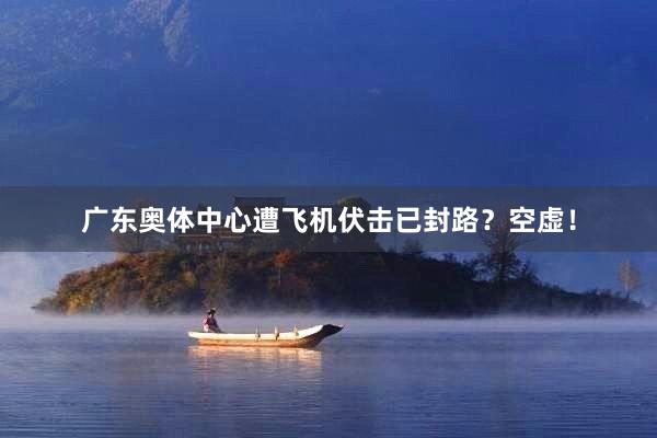 广东奥体中心遭飞机伏击已封路？空虚！
